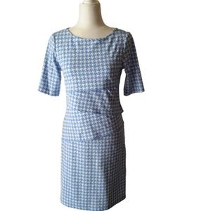 NWT J. McLaughlin Nicola Paris Midi Dress Blue S